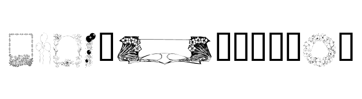 KR Fab Frames and Borders  Free Fonts Download