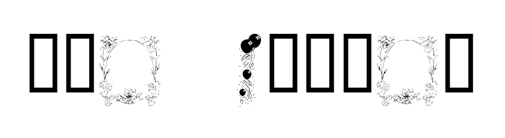 KR Fab Frames and Borders  Free Fonts Download