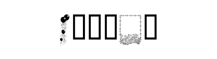 KR Fab Frames and Borders  Free Fonts Download