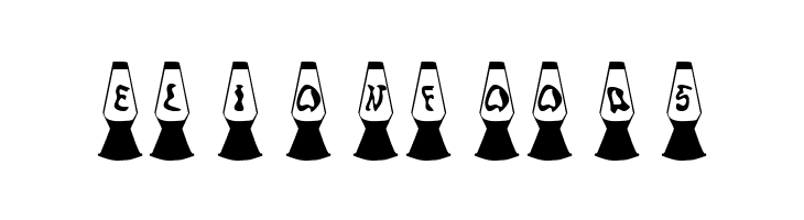 KR Lava Lamp  Free Fonts Download