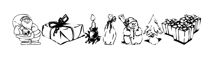 KR Christmas Jewels 2005 2  Free Fonts Download