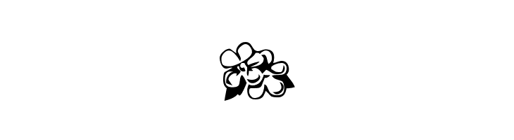 KR Beautiful Flowers 2  Free Fonts Download