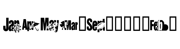 KR Calendar  Free Fonts Download