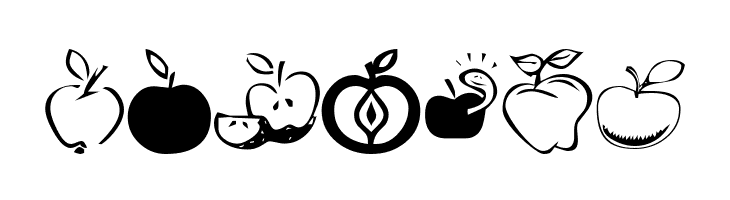 KR Apple A Day  Free Fonts Download