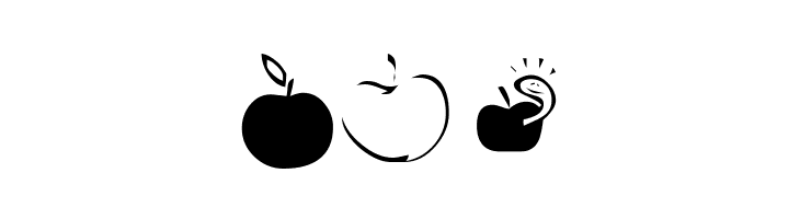 KR Apple A Day  Free Fonts Download
