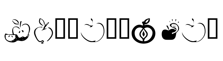 KR Apple A Day  Free Fonts Download