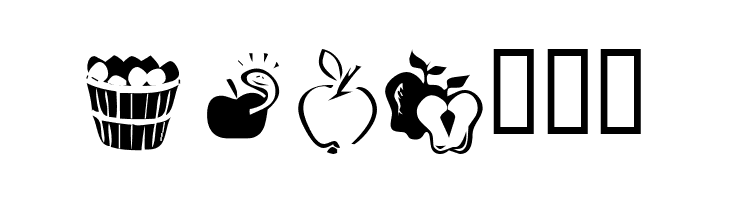KR Apple A Day  Free Fonts Download