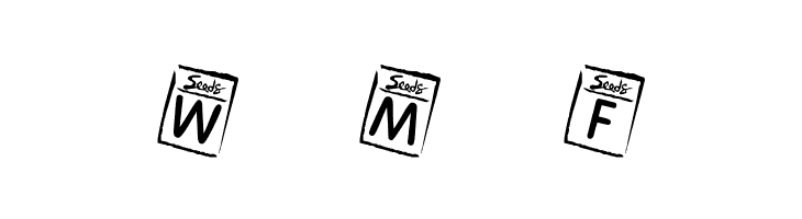 KR Seeds  Free Fonts Download
