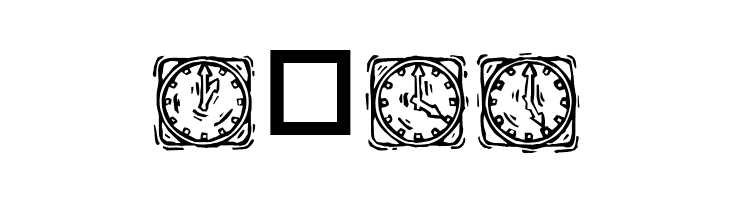 KR Lotsa Time Dings  Free Fonts Download