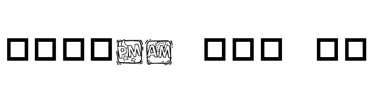 KR Lotsa Time Dings  Free Fonts Download