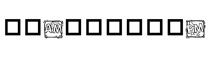 KR Lotsa Time Dings  Free Fonts Download