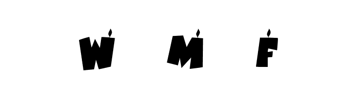 KR Birthday Letters  Free Fonts Download