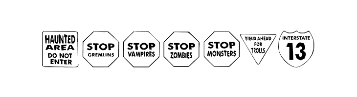 KR Halloween Signs One  Free Fonts Download