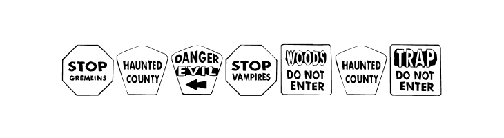 KR Halloween Signs One  Free Fonts Download