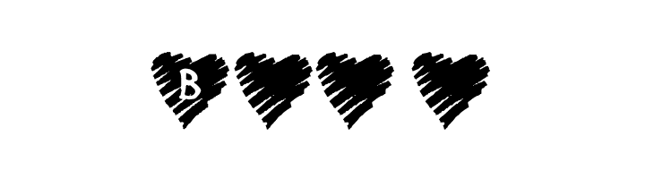 KR Scribble Heart  Free Fonts Download