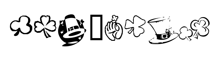 KR St Patricks Day Dings  Free Fonts Download
