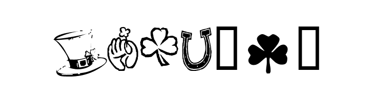 KR St Patricks Day Dings  Free Fonts Download