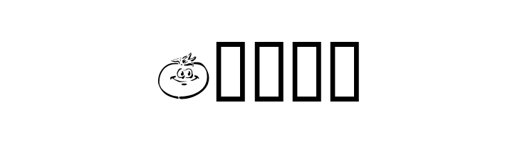 KR Happy Fruit  Free Fonts Download