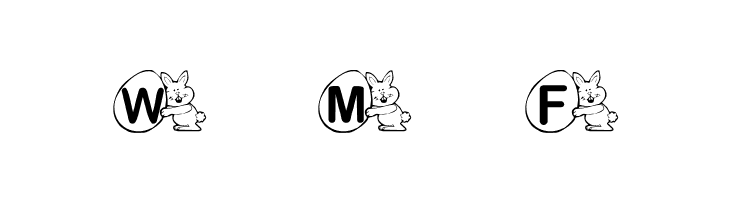 KR Mr. Bunny  Free Fonts Download