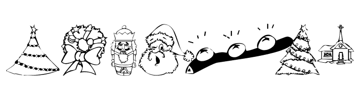 KR Christmas Dings 2004 Two  Free Fonts Download