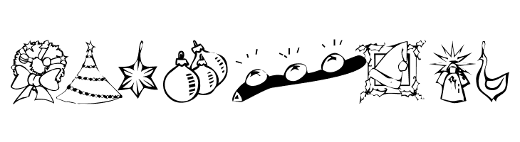 KR Christmas Dings 2004 Two  Free Fonts Download