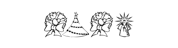 KR Christmas Dings 2004 Two  Free Fonts Download