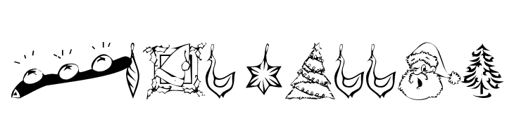 KR Christmas Dings 2004 Two  Free Fonts Download