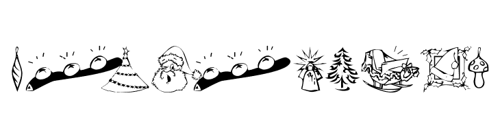 KR Christmas Dings 2004 Two  Free Fonts Download