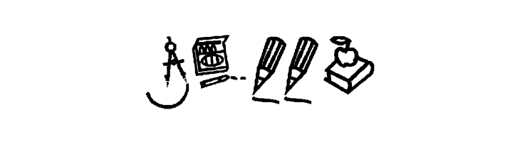 KR Back To School Dings  Free Fonts Download