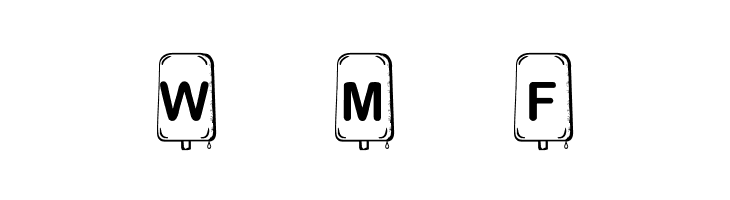 KR Popsicle  Free Fonts Download