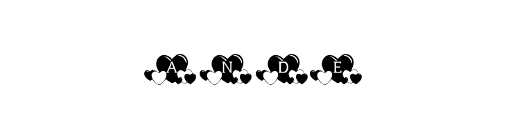 KR Lots Of Hearts  Free Fonts Download