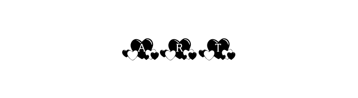 KR Lots Of Hearts  Free Fonts Download