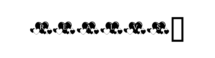 KR Lots Of Hearts  Free Fonts Download