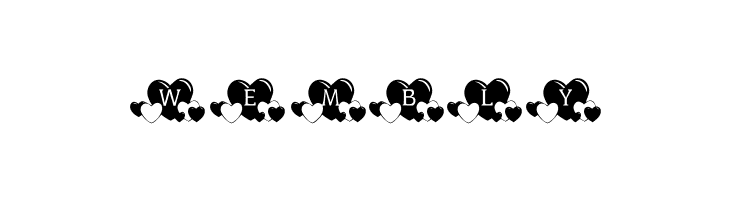 KR Lots Of Hearts  Free Fonts Download