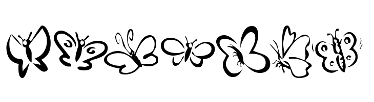 KR Butterflies  Free Fonts Download