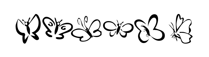 KR Butterflies  Free Fonts Download