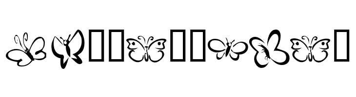 KR Butterflies  Free Fonts Download