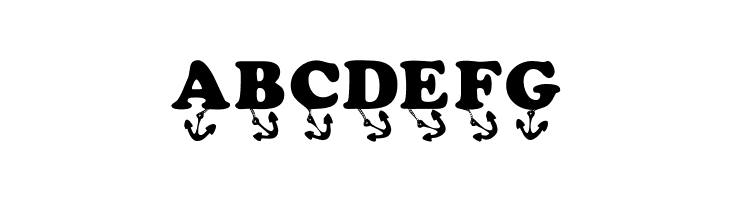 KR Anchors Away  Free Fonts Download