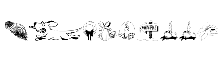 KR Christmas 2002 Dings 4  Free Fonts Download