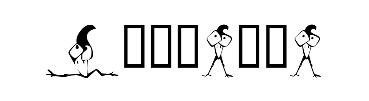 KR Crazy Crow  Free Fonts Download