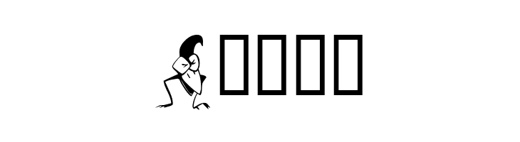 KR Crazy Crow  Free Fonts Download