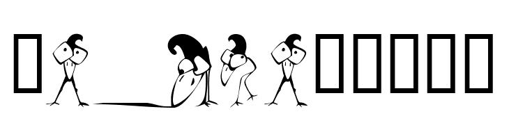 KR Crazy Crow  Free Fonts Download