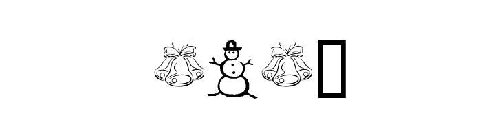 KR Christmas Dings Three  Free Fonts Download