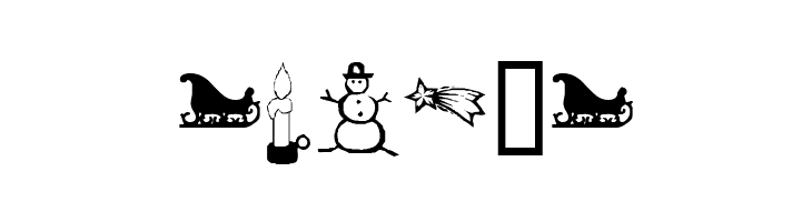 KR Christmas Dings Three  Free Fonts Download