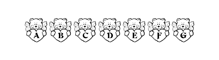 KR Angel Bear  Free Fonts Download