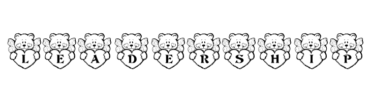 KR Angel Bear  Free Fonts Download