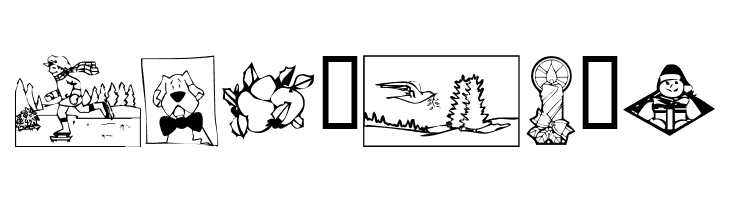 KR Christmas 2002 Dings 5  Free Fonts Download