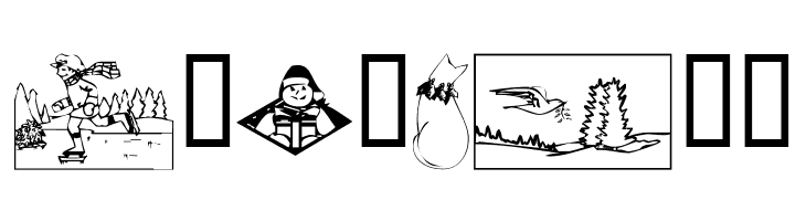 KR Christmas 2002 Dings 5  Free Fonts Download