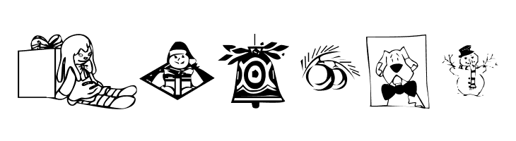 KR Christmas 2002 Dings 5  Free Fonts Download