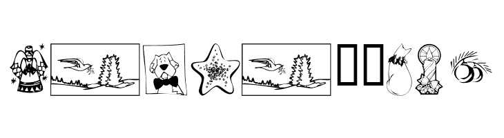 KR Christmas 2002 Dings 5  Free Fonts Download
